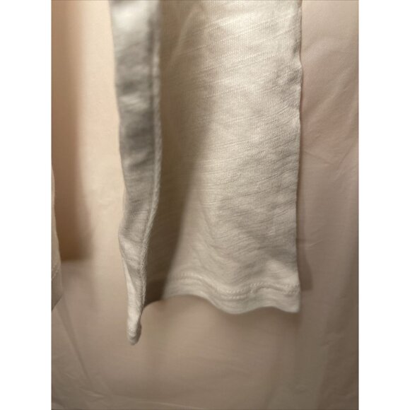 Social Standard By Sanctuary Dylan Scoop Tee White Long Sleeve XL Women 100% Cot - Picture 5 of 16